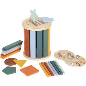 Legler Jeu de tri Montessori avec Tambour, en Bois certifi&eacute; FSC 100%, Jeu d'assemblage pour Enfants &agrave; partir de 1 an, 12816