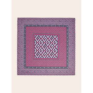 Guess Foulard lilas &agrave; motifs ethniques Violet - Taille 90X90