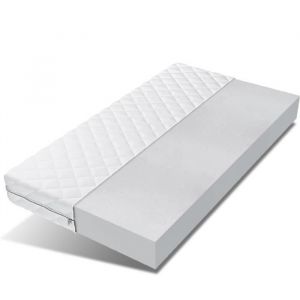 FDM - Matelas bergamo 70x160 cm Mousse polyur&eacute;thane - Equilibr&eacute; - r&eacute;versible et d&eacute;houssable