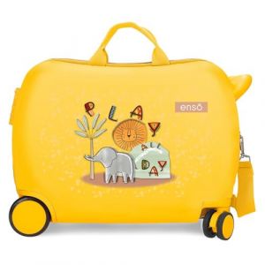Enso Play All Day Valise pour Enfant Jaune 50 x 38 x 20 cm Rigide ABS Fermeture &agrave; Combinaison lat&eacute;rale 38 L 1,8 kg 0 Bagage Main, Citronier, Valise pour Enfant