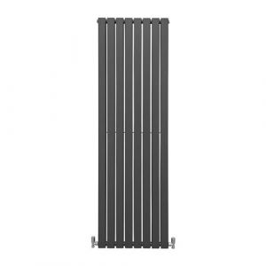 Monster shop Adiateur Plat Mural 180 x 56 cm Gris Anthracite Pour Salle de Bain, Cuisine, Maison Moderne Design Scandinave [Kit de Fixations,