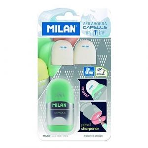 Milan Capsule Argent Afilaborra Blister + 2 Gommes de Remplacement