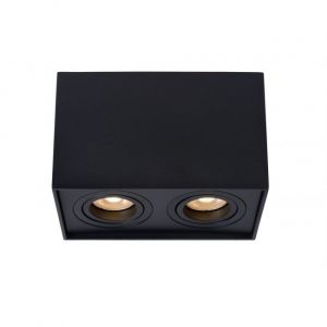 Lucide Spot de plafond TUBE Noir, 2 lumi&egrave;res - Moderne - Int&eacute;rieur - TUBE - D&eacute;lai de livraison moyen: 10 &agrave; 14 jours ouvr&eacute;s. Port gratuit France m&eacute;tropolitaine et Belgique d&egrave;s 100 &euro;.