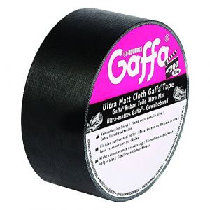 Adam Hall Advance AT200 Premium Gaffa, noir 50m, ultra-matt
