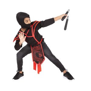 Rubie's Déguisement de Ninja pour enfant - Taille Unique (5-8ans)