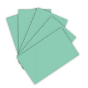 Folia 6122/4/25 Lot de 100 Feuilles cartonn&eacute;es Couleur Menthe 220 g/m&sup2; Format A4
