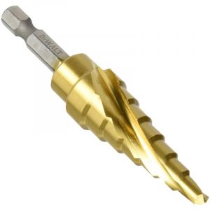 Dewalt DT5027-QZ Fraise Étagée HSS-G, Argent, 6-18 mm