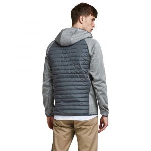 Jack & Jones Jjemulti Quilted Jacket Noos, Mélange de Gris, S Homme
