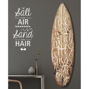 Image de Hexoa Hxa Deco - Planche de Surf Décorative,Impression sur Alu Dibond, Surf lifestyle 150x40 cm