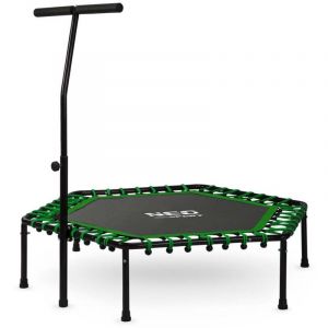 Trampoline de fitness avec poignée 127 cm Neo-Sport - hexagonal vert