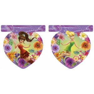 Guirlande fanions en plastique Fée Clochette (230 cm)