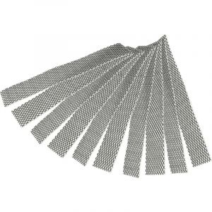 Vhbw 10x Filtre compatible avec Daikin AT13KV2S, AT09KV2S climatisation, pompe à chaleur - Photocatalytique, 25,5 x 4 x 0,4 cm, sans cadre
