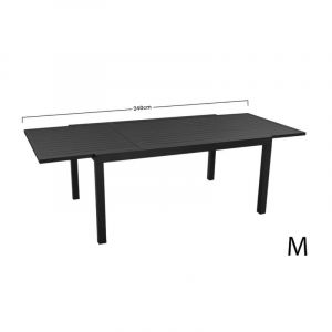 Image de Table Extensible Hanae 160/240x100 Aluminium