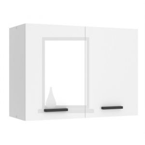 BELINI Meuble Haut Cuisine SG80 I Meubles de Cuisine - Mural, Rangements, 2 Portes I Taille: 29,6 x 80 x 58 cm I Armoire Murale avec Poignée en Métal