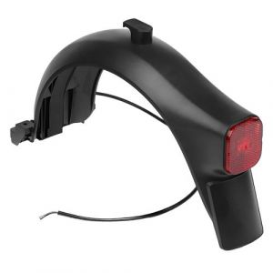Ninebot Garde-boue Arrière avec LED pour série D Noir