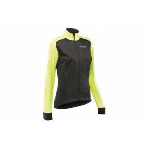 Northwave Veste impermeable femme reload sp noir jaune fluo xs
