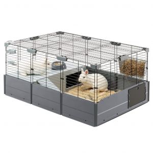 Image de Ferplast Cage à lapins Multipla 107,5x72x50 cm Noir