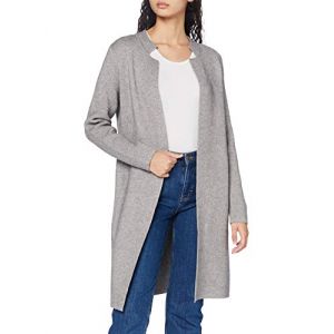 Morgan Gilet long bicolore Gris - Taille XS;S;M