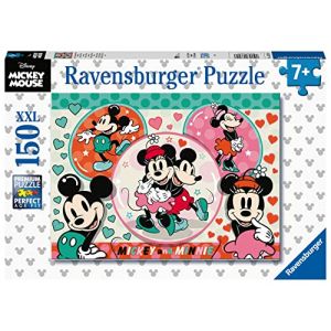 Image de Ravensburger Puzzle 150 p xxl - mickey et minnie amoureux / disney mickey mouse