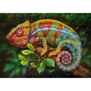 Puzzle 1000 pièces : Caméléon