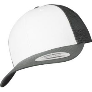 Image de Flexfit Flex fit Casquette Trucker Colored Front Rétro Unisexe M Gris foncé/Blanc