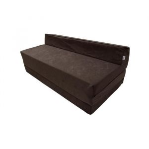 Natalia Spzoo Matelas pliant sofa pour adultes et enfants, choix des couleurs 200 cm de long sélection des couleurs Marron foncé