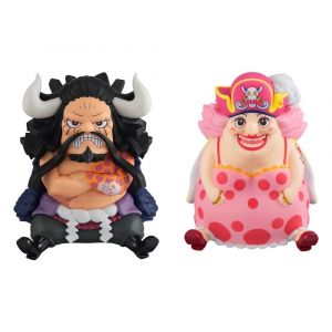 Statuette en PVC Megahouse One Piece Look Up Kaido the Beast & Big Mom (with Gourd & Semla)