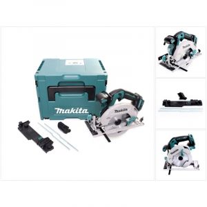 Makita DHS 680 ZJ Scie circulaire sans fil 18 V 165 mm Brushless + Adaptateur + Makpac - sans batterie, sans chargeur