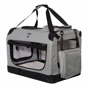 SPOCADO "Palace" Sac de transport pour animaux 60 x 42 x 42 cm gris