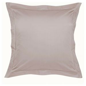 Taie d'oreiller percale de coton TERTIO - Beige