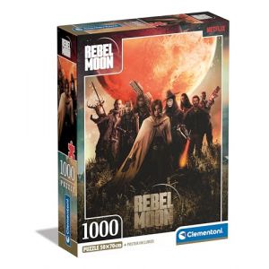 Clementoni Rebel Moon &ndash; 1000 pi&egrave;ces Netflix, Puzzle s&eacute;rie TV, Vertical, Divertissement pour Adultes, fabriqu&eacute; en Italie, 39865, Multicolore