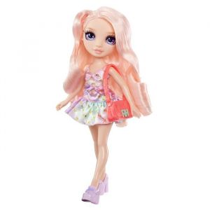 Rainbow high My Fashion Style Doll - Bella - Poup&eacute;e Mannequin Rose de 28 cm avec Tenue &Eacute;l&eacute;gante et Sac &agrave; Main Styl&eacute;, Jouet Articul&eacute;, &Agrave; Collectionner, Enfants 4 &agrave; 12 Ans et +