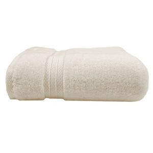 Garnier Thiebaut Drap de bain pur coton ivoire 100x150