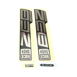 Rockshox Kit autocollant fourche Zeb Ult 27/29 Gloss Polar Foil High