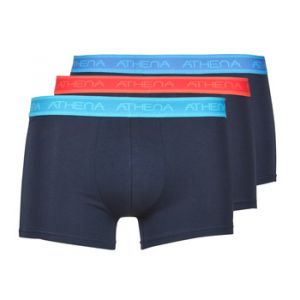 Athena Lot de 3 boxers homme Easy Bio - Couleur 2XL, 3XL, L, M, S, XL - Taille Bleu