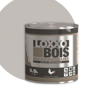 Loxxo Peinture Bois Glycéro Microporeuse - Haute Résistance - Intérieur & Extérieur Conditionnement: 0,5L - Couleur: TELEGRIS 4