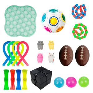 Dam Pack de fidget toys anti stress. Jouets et accessoires vari&eacute;s.