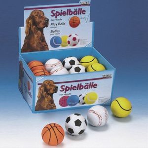 Image de Trixie 4 balle de jeu, caoutchouc souple Ø 6 cm