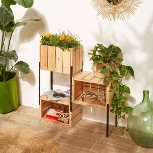 Forest Style Jardinière en bois modulable - acanta