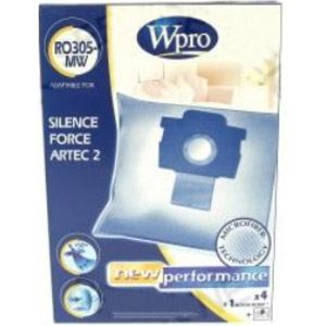 Wpro RO305-MW - 4 sacs en papier + 1 filtre pour aspirateurs