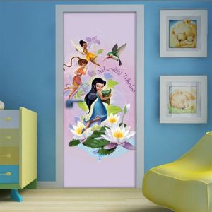 AG Poster porte F&eacute;e Clochette La Vall&eacute;e du printemps Disney Naturally intisse 90X202 CM ART