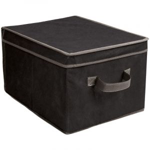 Boite de Rangement Pliable "Order" 40cm Noir Prix