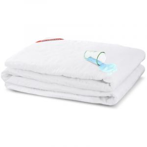 Surmatelas/protège-matelas imperméable 140x200cm blanc