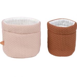 Nattou Lot de 2 paniers de rangement Susie & Bonnie