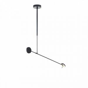 Led C4 Suspension LED Plafonnier Noir