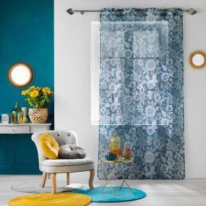 Voilage (140 x 280 cm) Milady Bleu