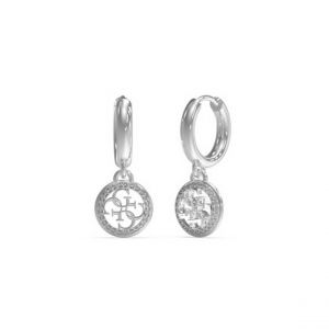 Guess Boucles d'oreilles Femme Bijoux - JUBE02135JWRH LIFE IN 4G Acier Argent