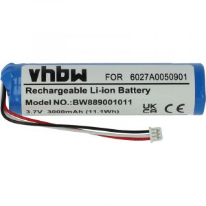 Vhbw Batterie compatible avec TomTom Urban Rider Pro gps, appareil de navigation (3000mAh, 3,7V, Li-ion)