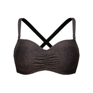 Image de Sans Complexe Haut de maillot de bain bandeau mousse armatures noir Bain Reflet