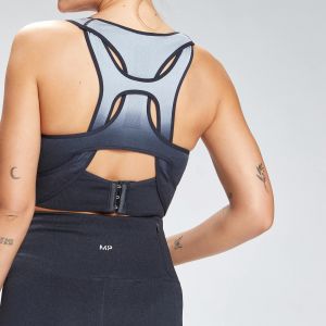 Mp Brassière de sport sans coutures Velocity pour femmes – Noir - XXS